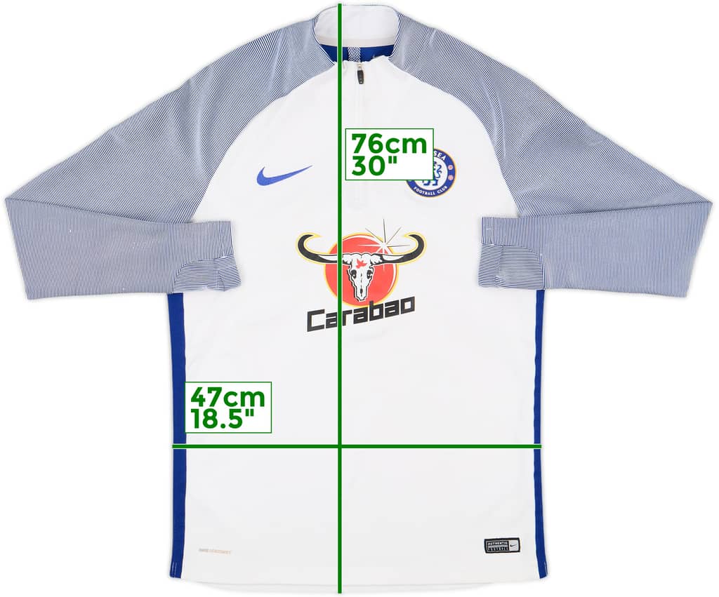 2017-18 Chelsea Nike Dri-Fit 1/4 Zip Drill Top - 8/10 - (M)