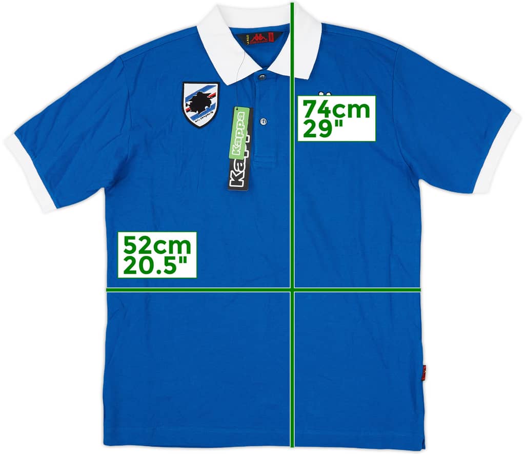2010-11 Sampdoria Kappa Polo Shirt (M)