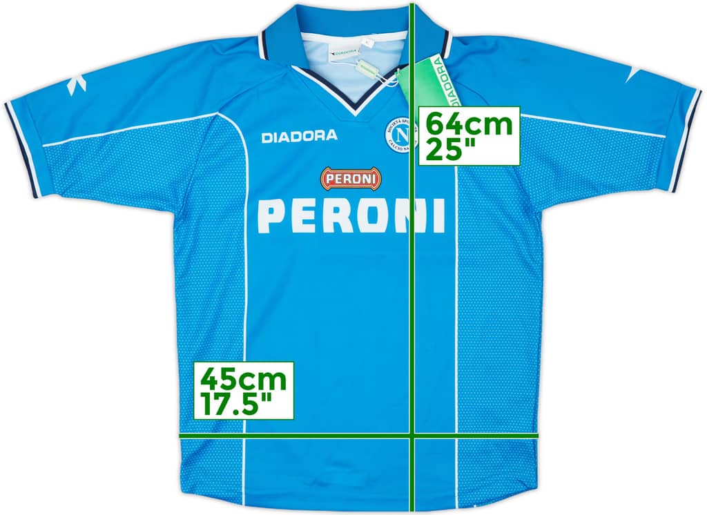 2000-01 Napoli Home Shirt (XL.Boys)
