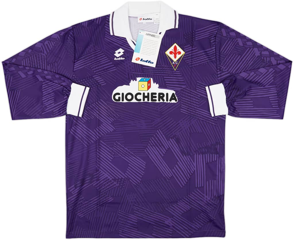 1991-92 Fiorentina Home L/S Shirt (XL)