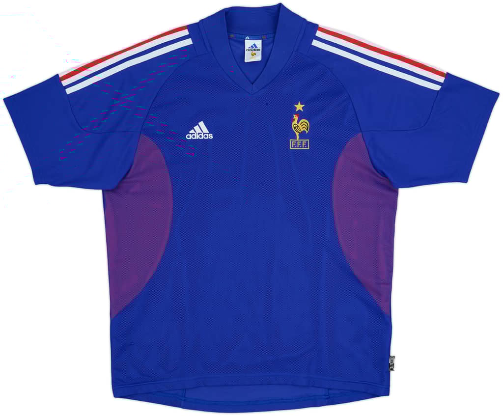 2002-04 France Home Shirt - 4/10 - (L)
