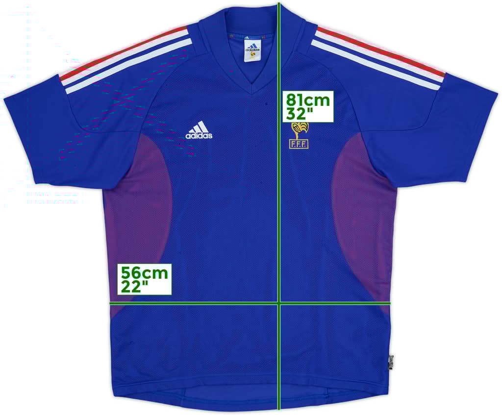 2002-04 France Home Shirt - 4/10 - (L)
