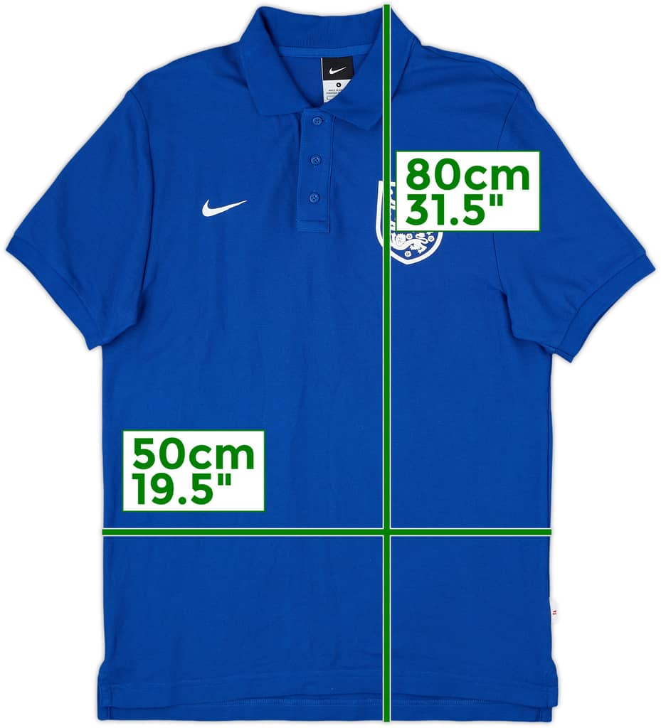 2014-16 England Nike Polo Shirt - 9/10 - (L)