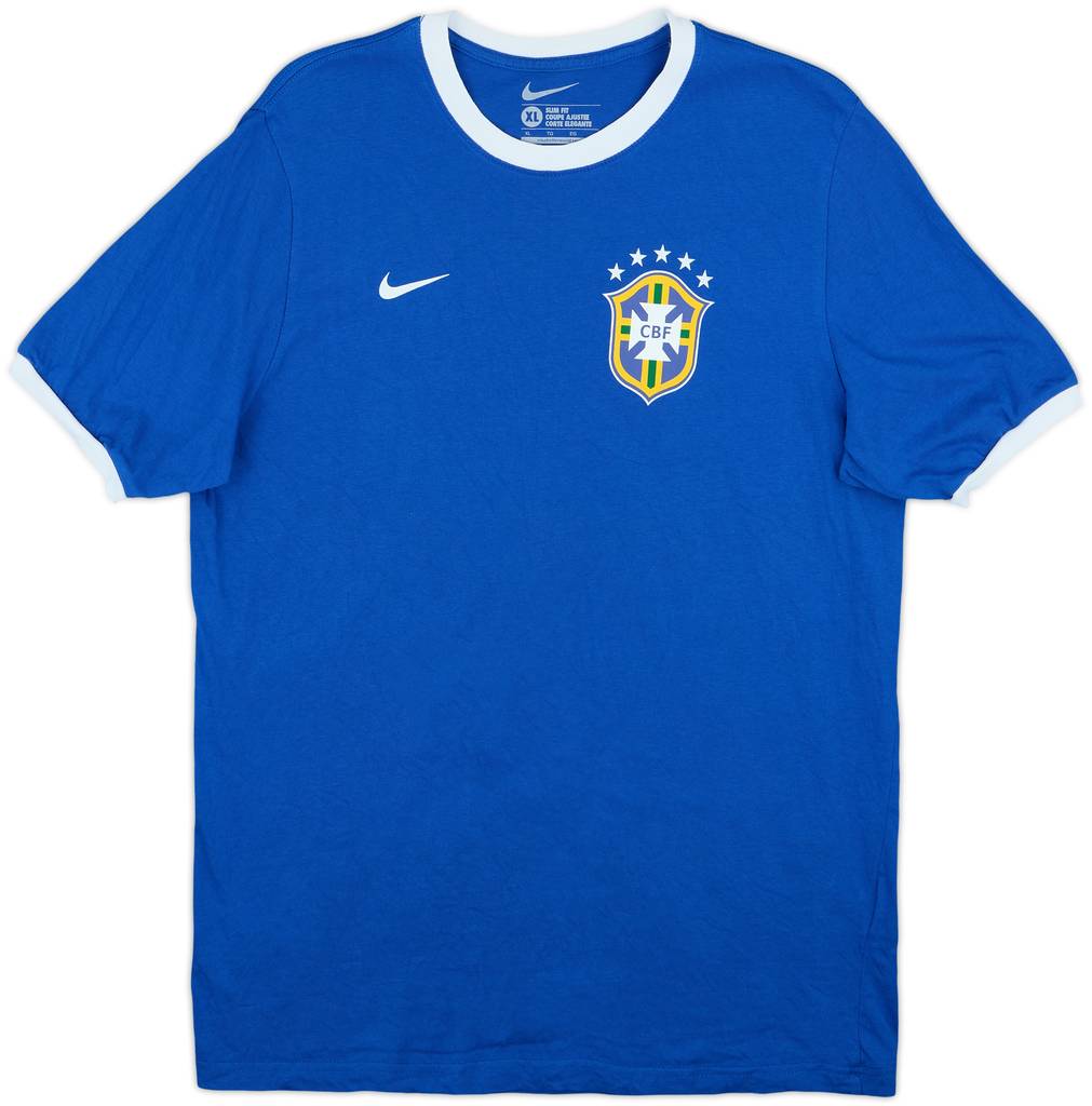 2014-15 Brazil Nike Cotton Tee - 8/10 - (Women's XL)