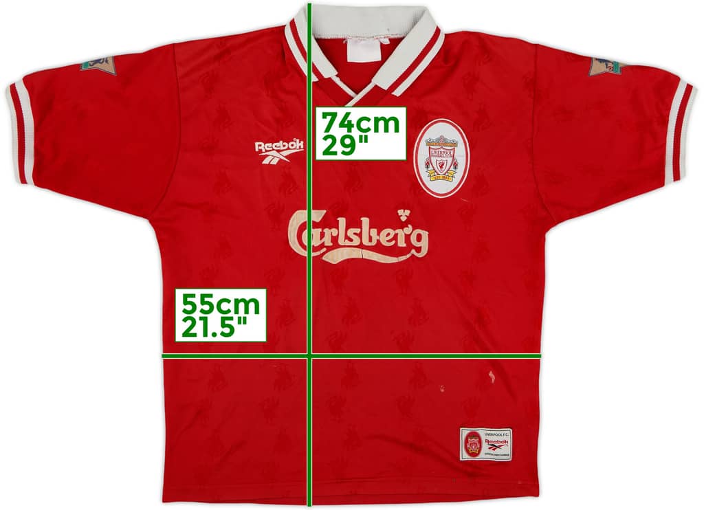 1996-98 Liverpool Home Shirt - 5/10 - (L)