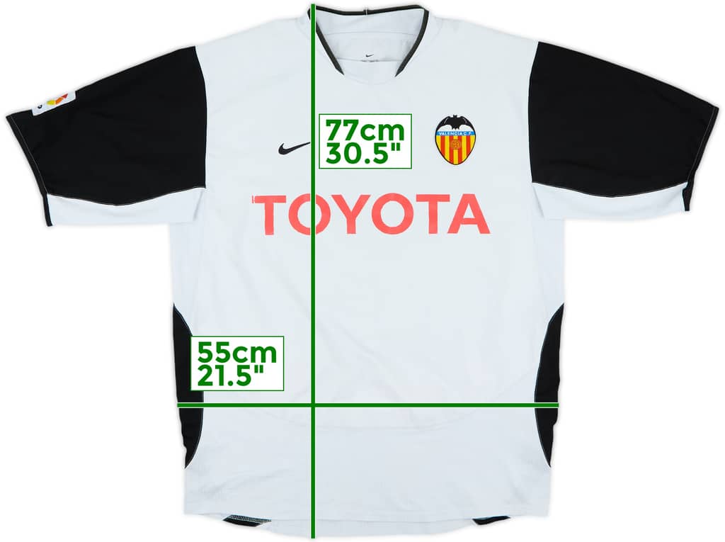 2003-04 Valencia Home Shirt - 5/10 - (L)