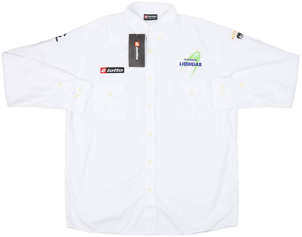 2000s Lotto Button-Up Shirt (Liquigas Pro Cycling) (XXL)