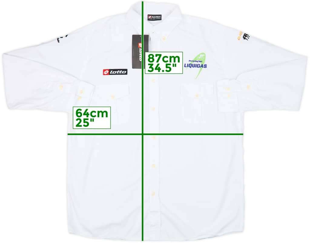 2000s Lotto Button-Up Shirt (Liquigas Pro Cycling) (XXL)