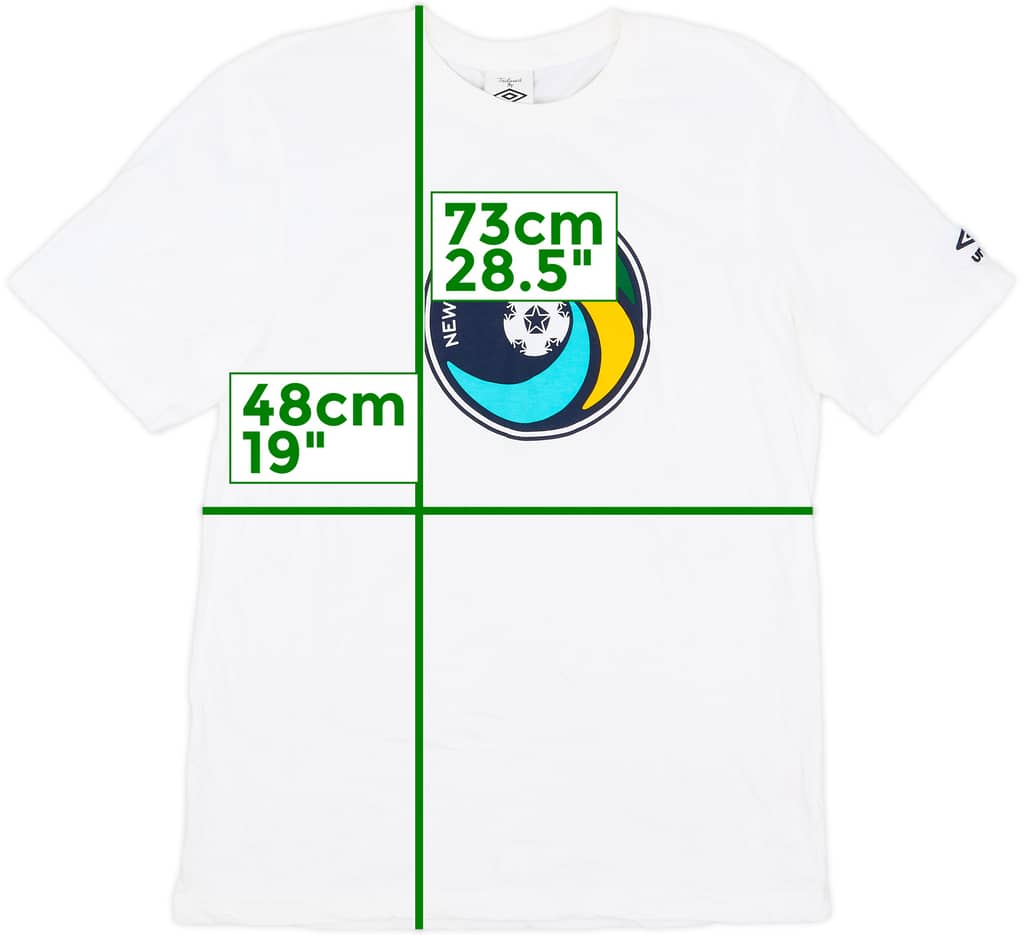 2011-12 New York Cosmos Umbro Cotton Tee - 10/10 - (L)