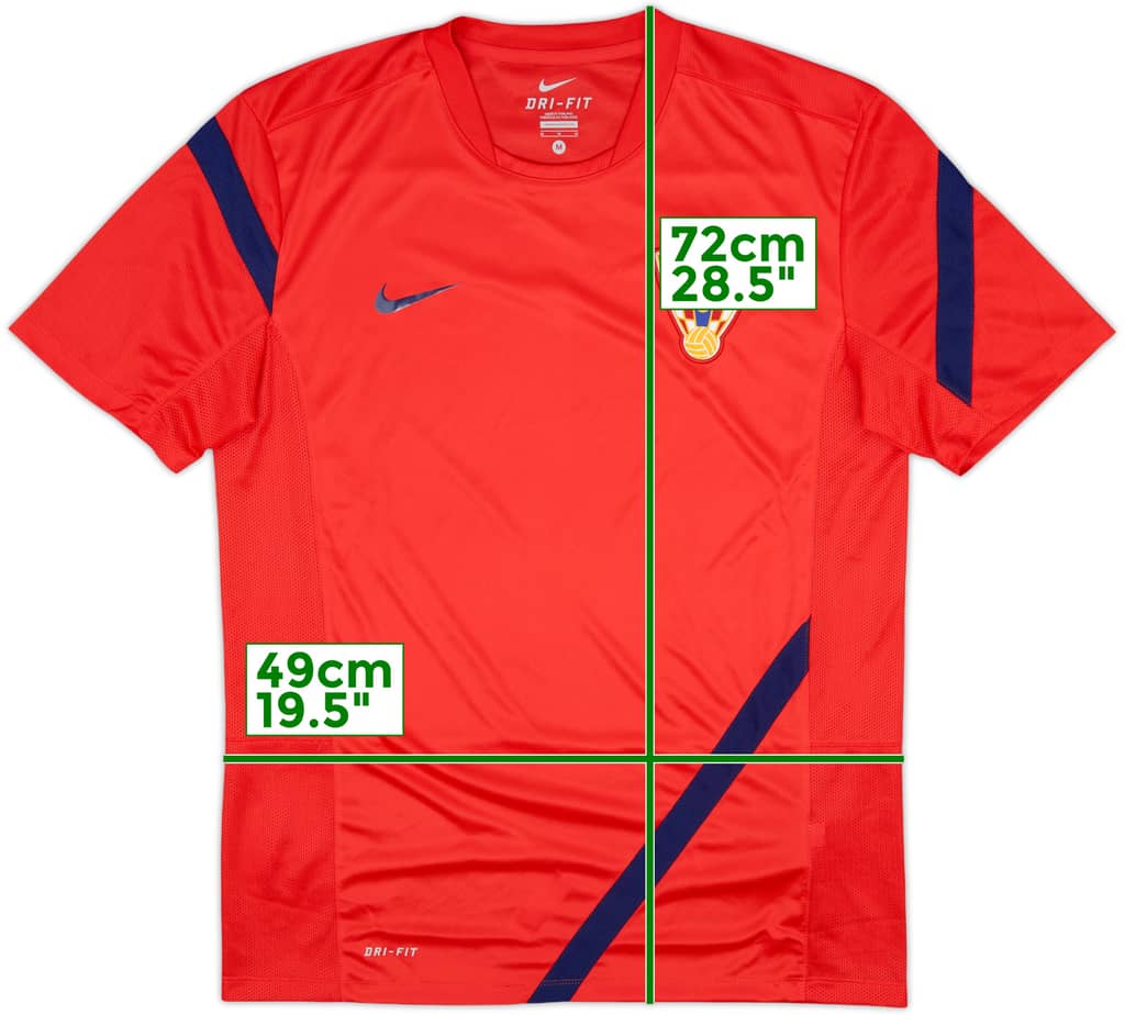 2012-14 Croatia Nike Training Shirt - 10/10 - (M)