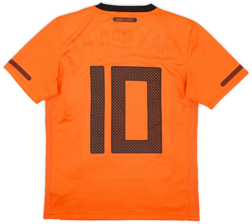 2010-11 Netherlands Home Shirt #10 - 6/10 - (L.Boys)