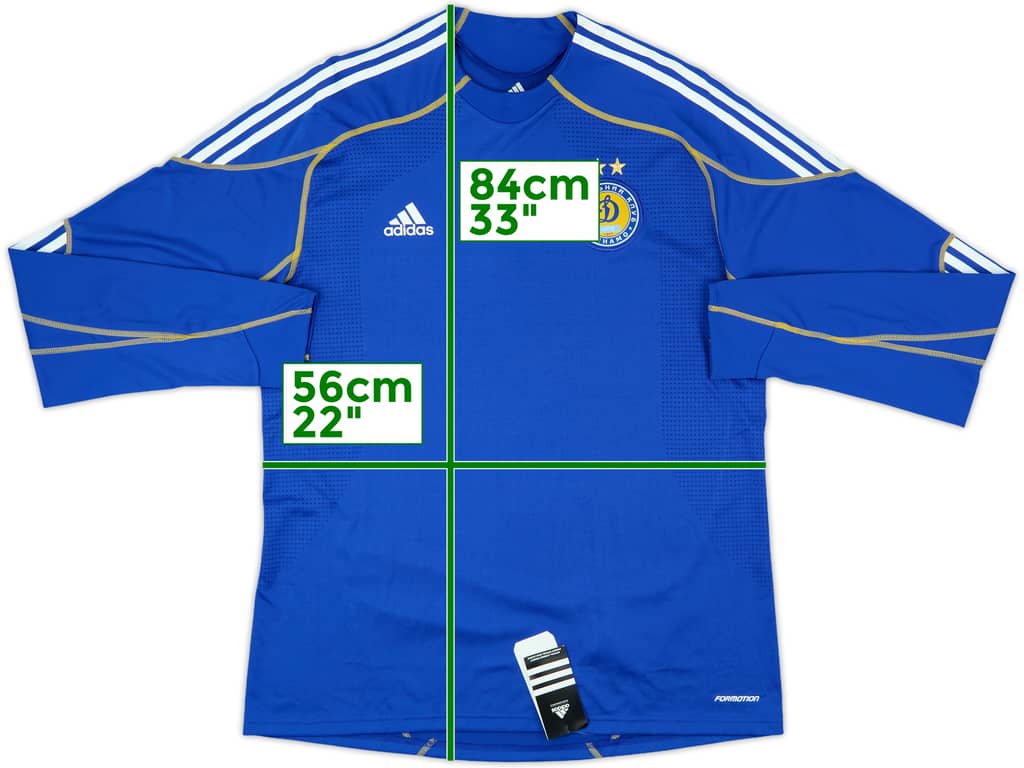 2009-11 Dynamo Kyiv Player Issue Away L/S Shirt (XL)