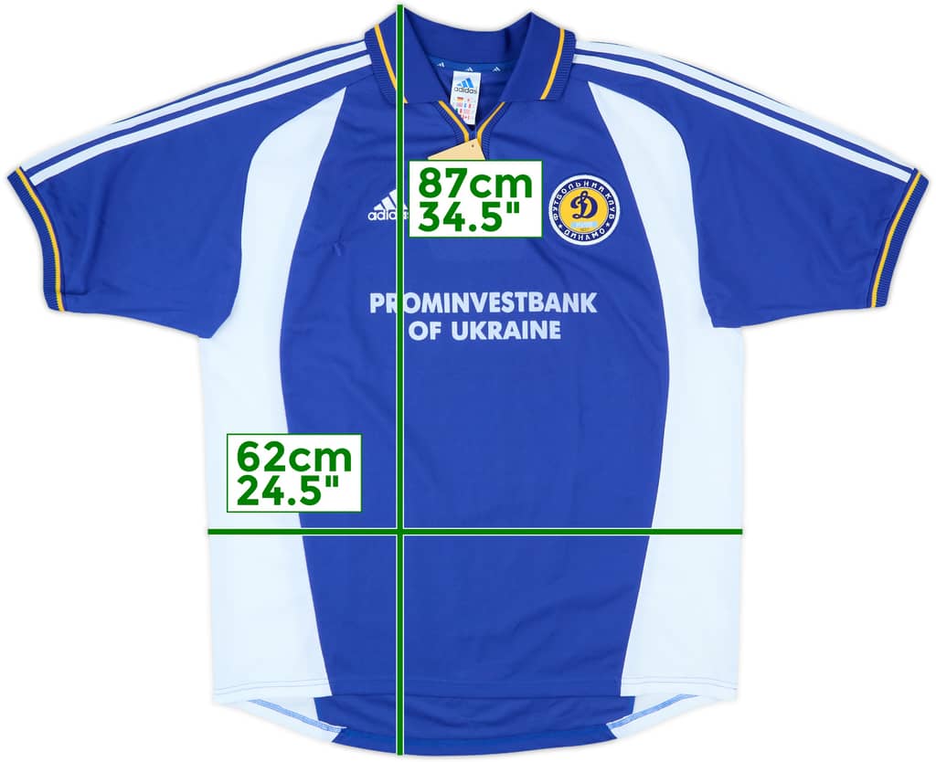 2001-02 Dynamo Kyiv Away Shirt (XL)