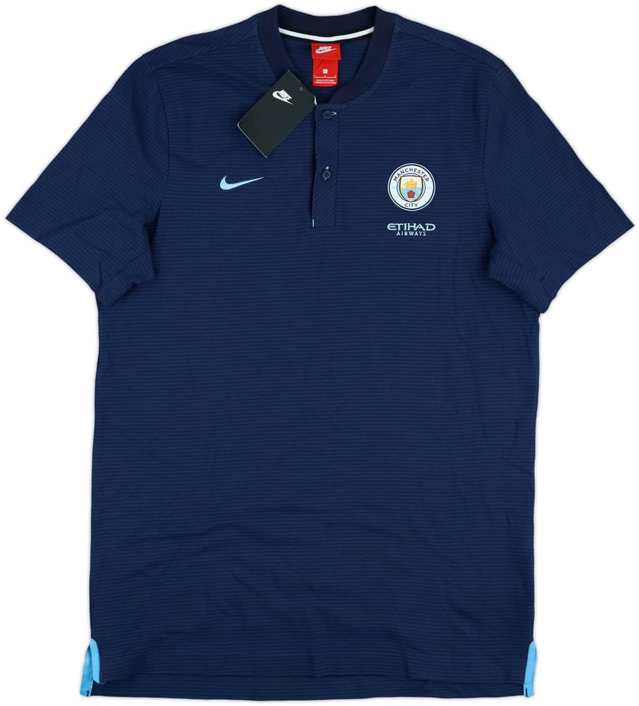 2017-18 Manchester City Nike Polo Shirt (L)