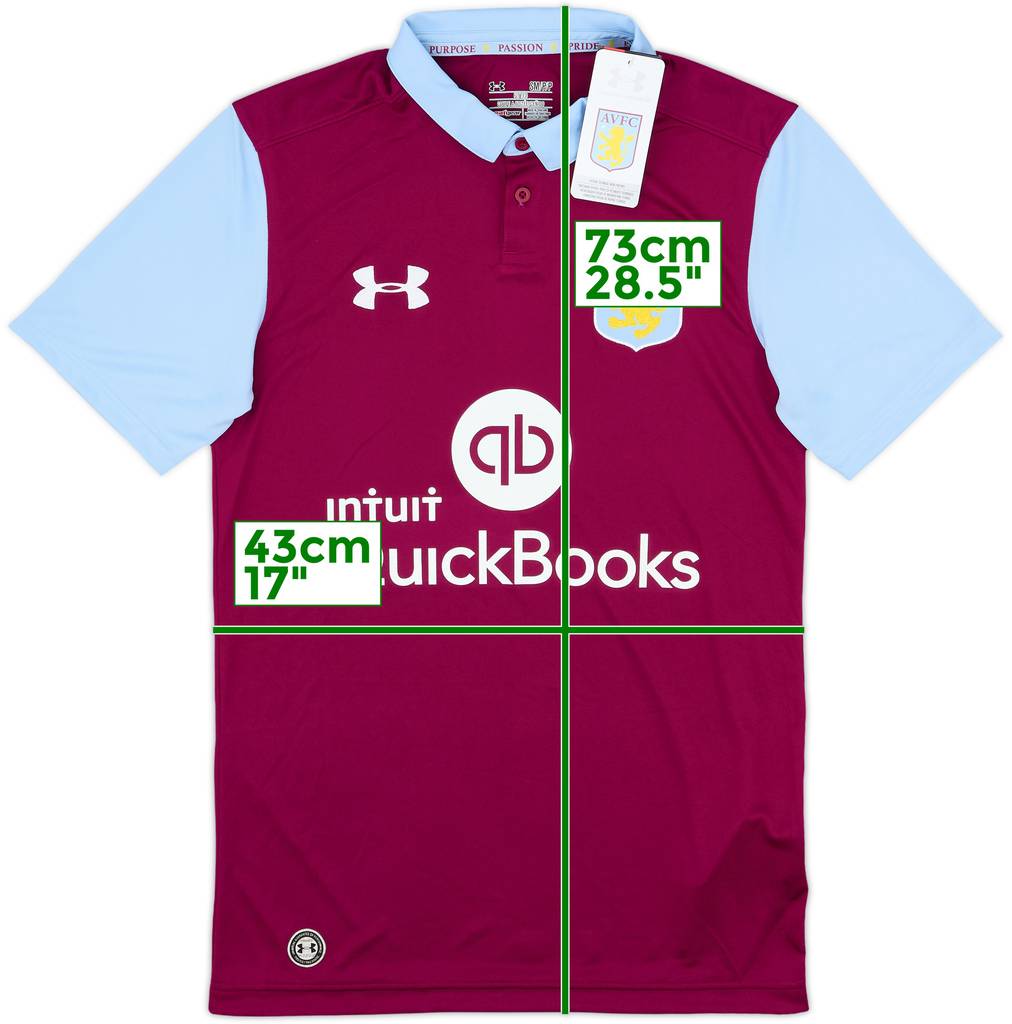 2016-17 Aston Villa Home Shirt (S)