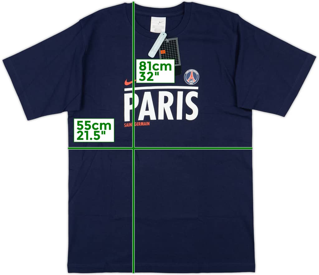 2004-05 Paris Saint-Germain Nike Graphic Tee (M)