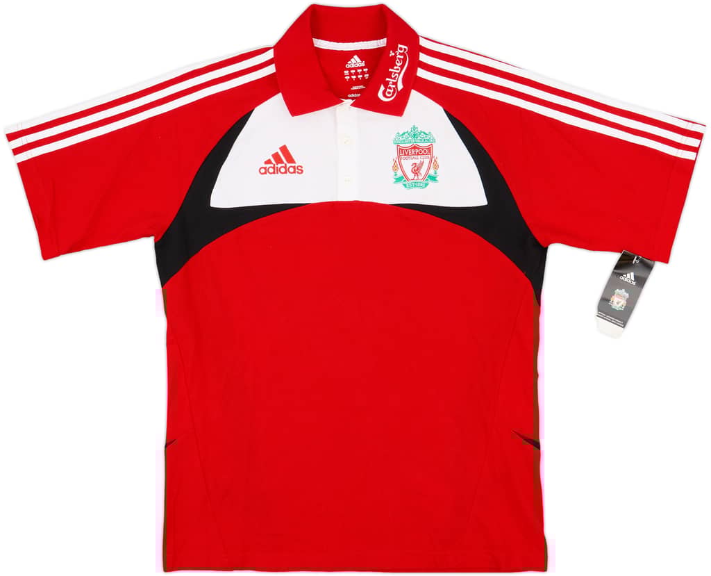 2007-08 Liverpool adidas Polo Shirt (S)