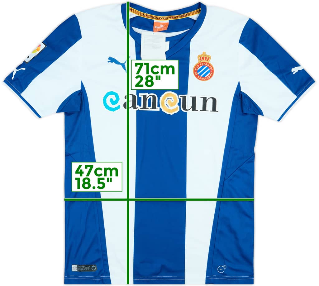 2013-14 Espanyol Home Shirt (S)