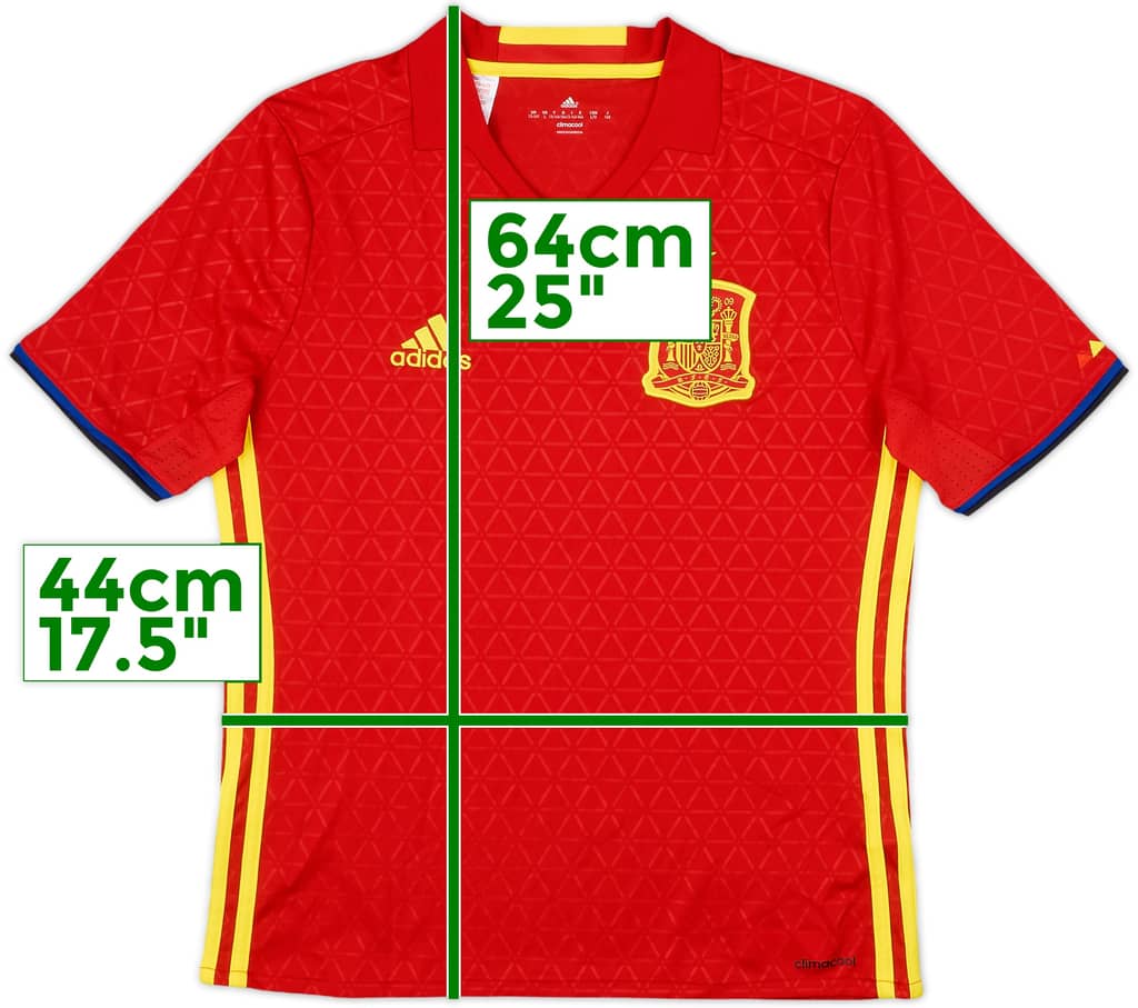 2016-17 Spain Home Shirt - 10/10 - (L.Boys)