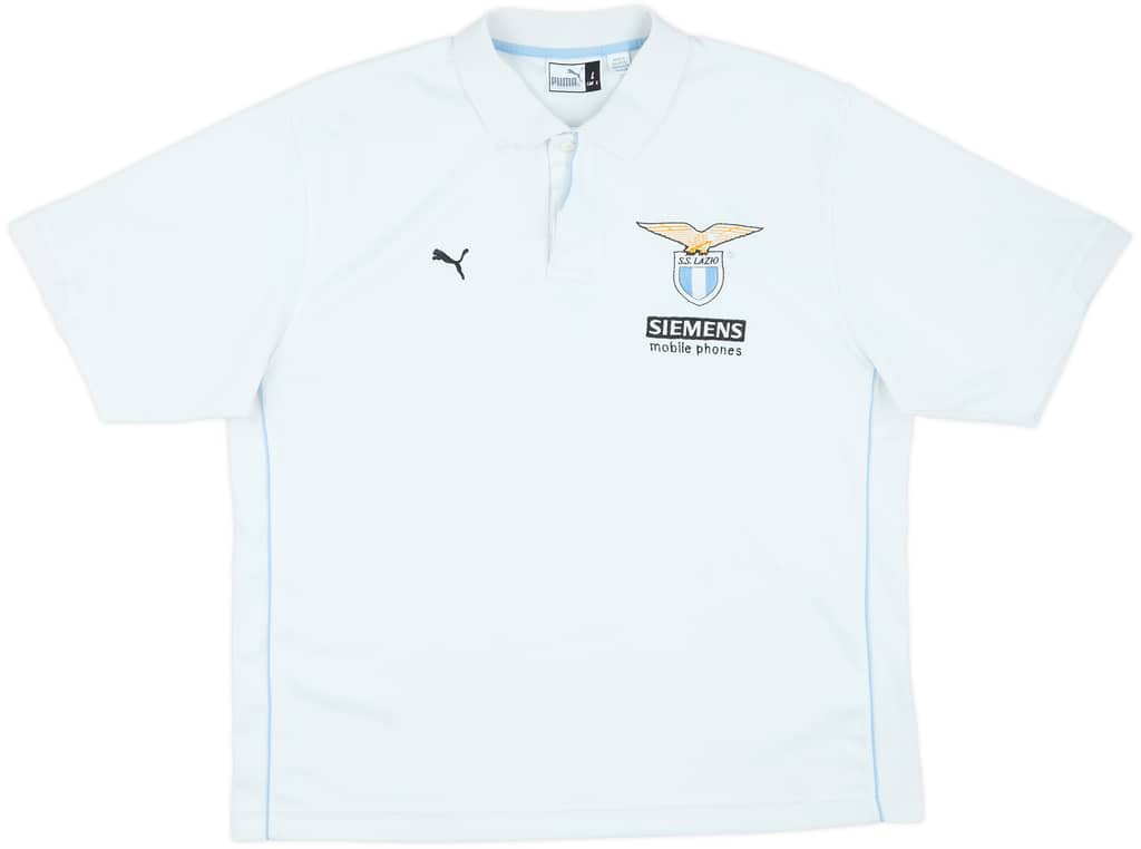 2001-02 Lazio Puma Polo Shirt - 7/10 - (L)