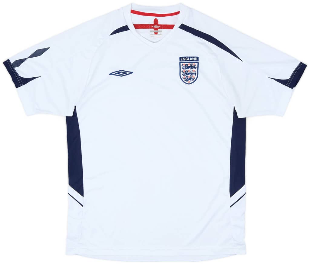 2005-06 England Umbro Training Shirt - 8/10 - (L)