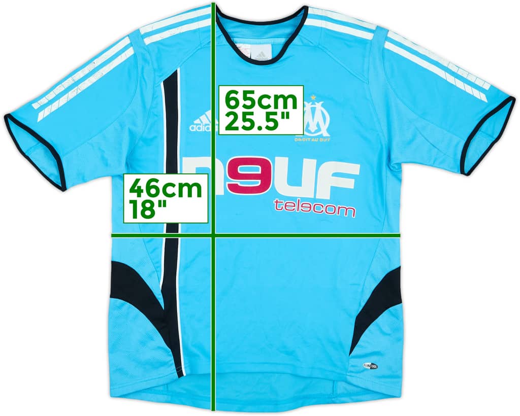 2005-06 Olympique Marseille Away Shirt - 7/10 - (L.Boys)