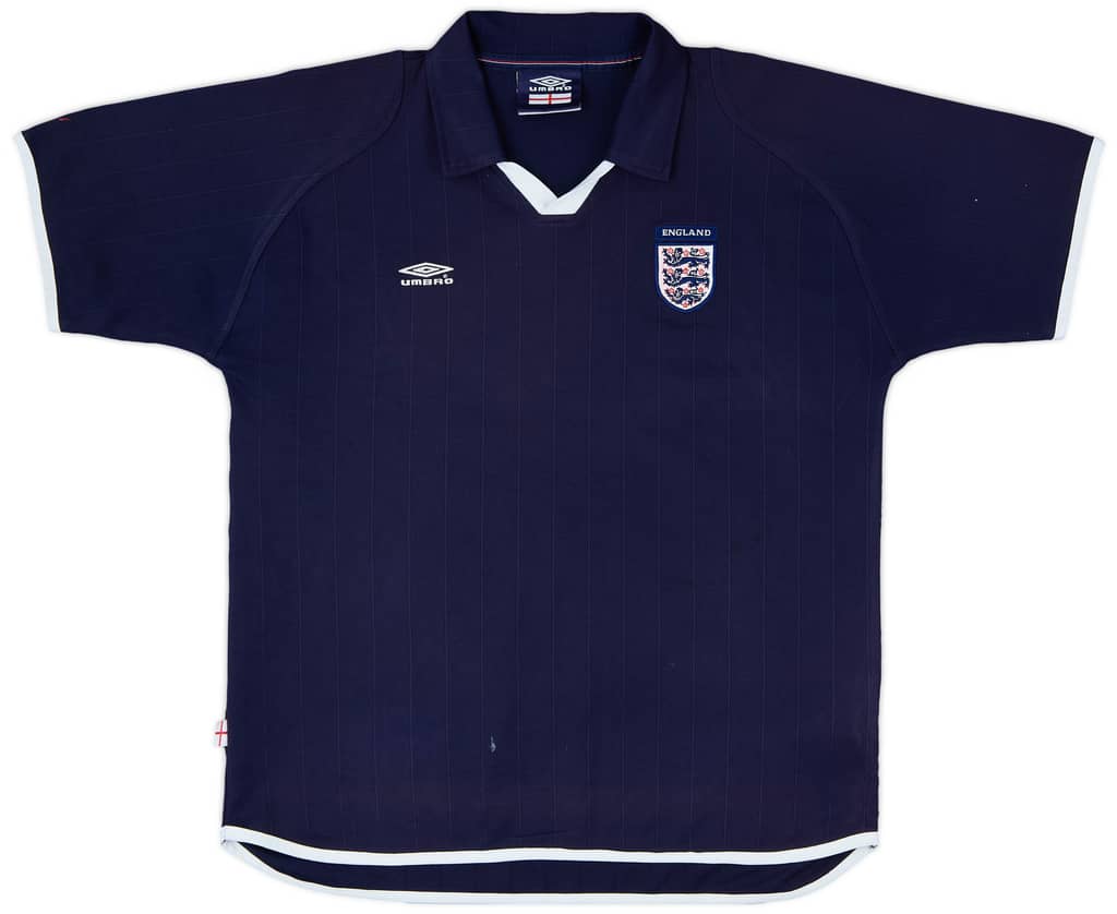 2002-03 England Umbro Polo Shirt - 7/10 - (M)