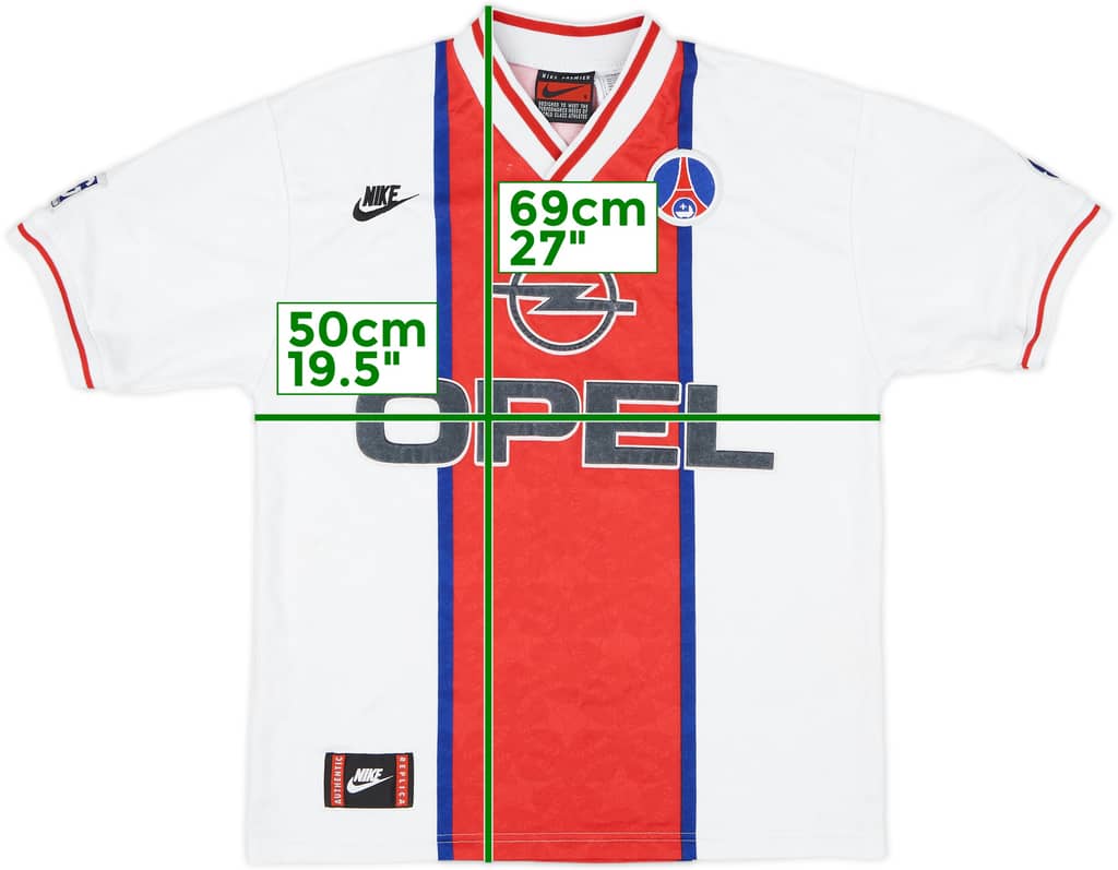 1995-96 Paris Saint-Germain Away Shirt - 7/10 - (S)