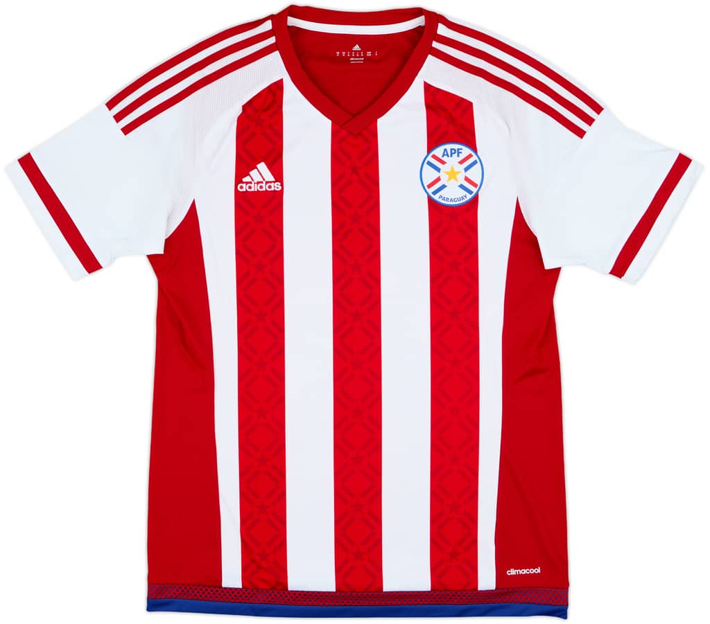2015 Paraguay Copa America Home Shirt - 8/10 - (M)