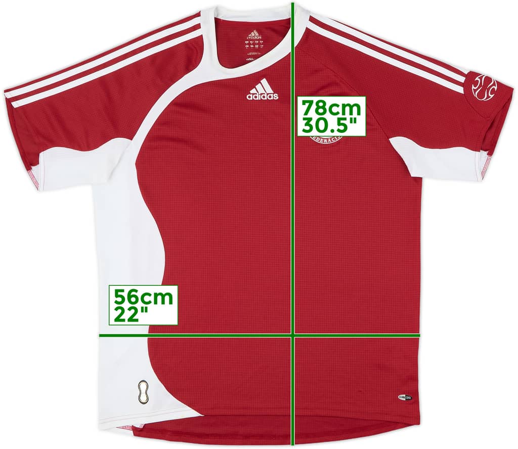 2006-08 Latvia Home Shirt - 8/10 - (L)