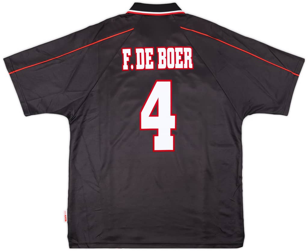 1998-99 Ajax Away Shirt F.De Boer #4 - 9/10 - (XL)