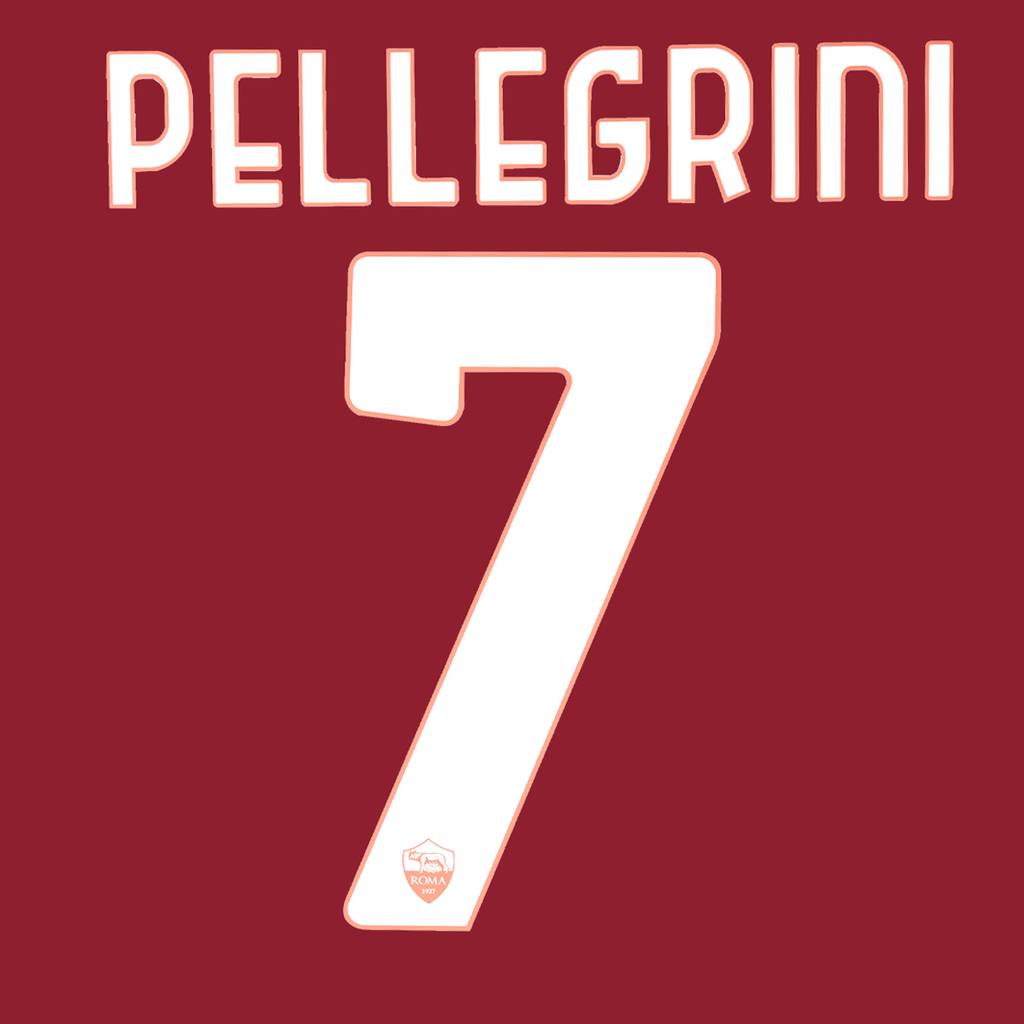 2020-21 Roma Home Pellegrini #7 Name Set