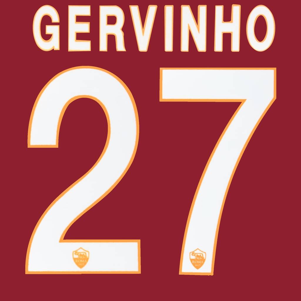 2013-14 Roma Home Gervinho #27 Name Set