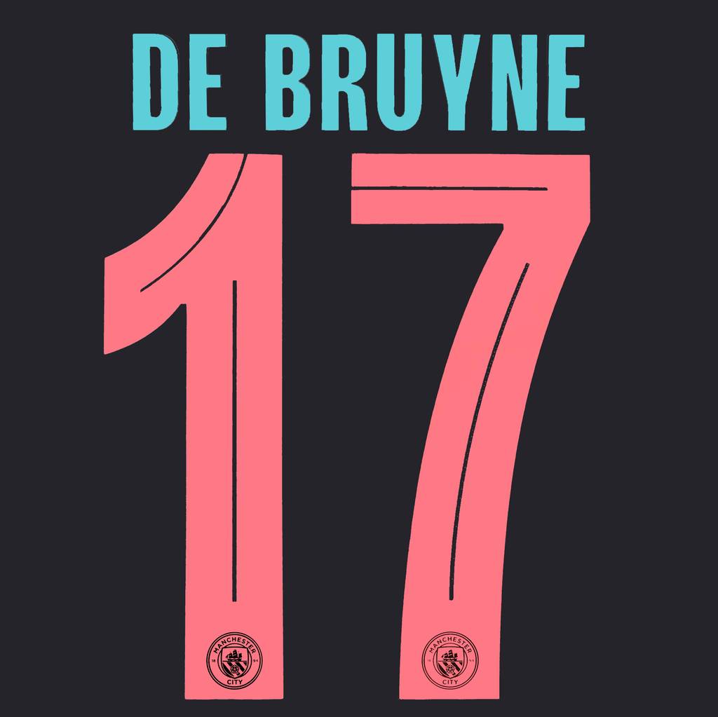 2023-24 Manchester City Third Cup Foden #47 Kids Name Set