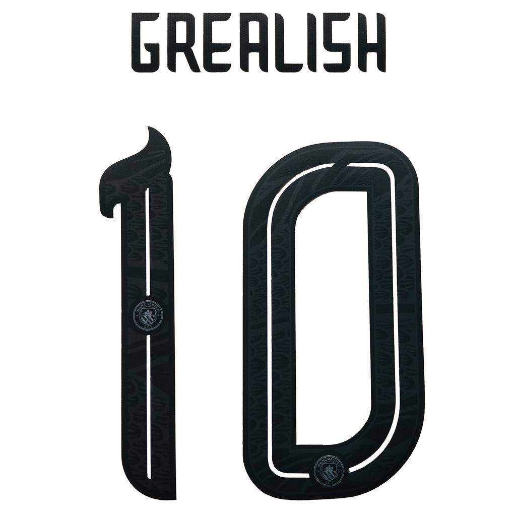 2023-24 Manchester City Fourth Chinese New Year Grealish #10 Kids Name Set