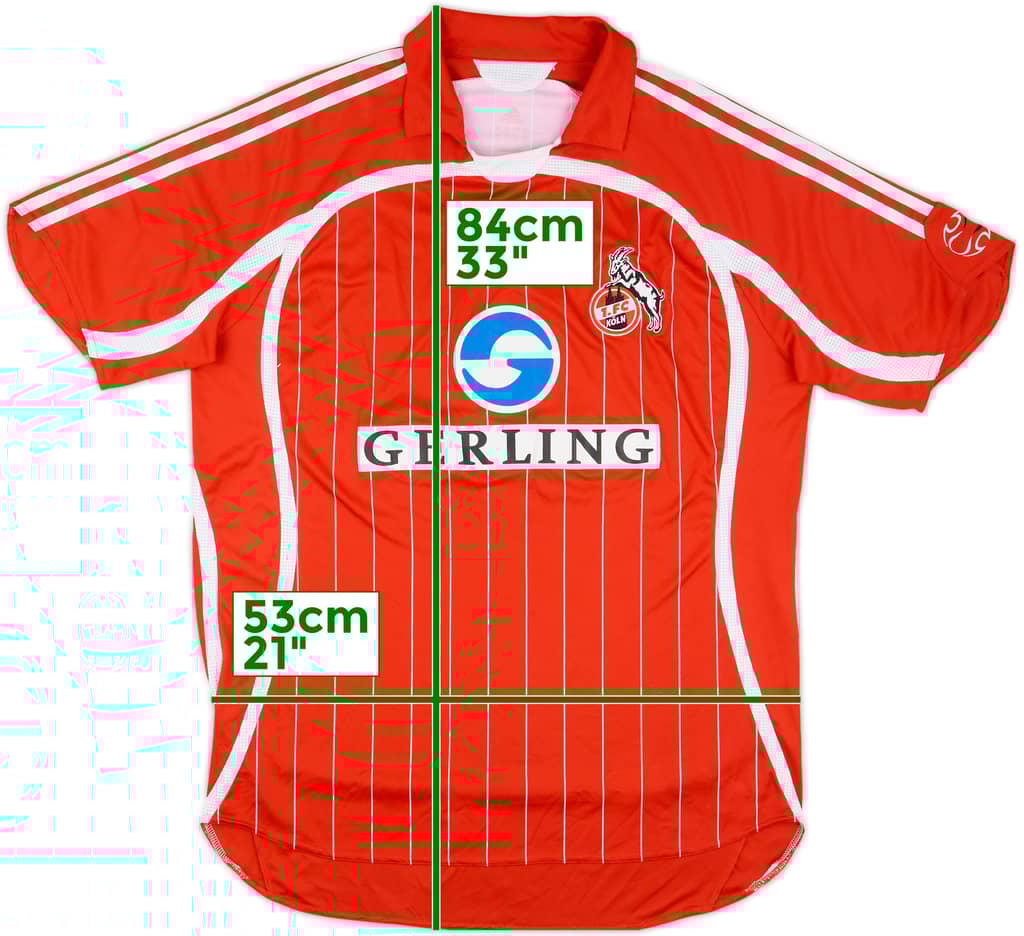 2006-07 FC Koln Home Shirt - 8/10 - (L)