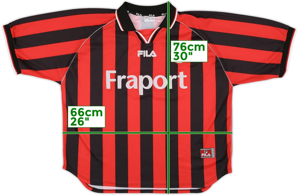2002-03 Eintracht Frankfurt Home Shirt - 8/10 - (XL)