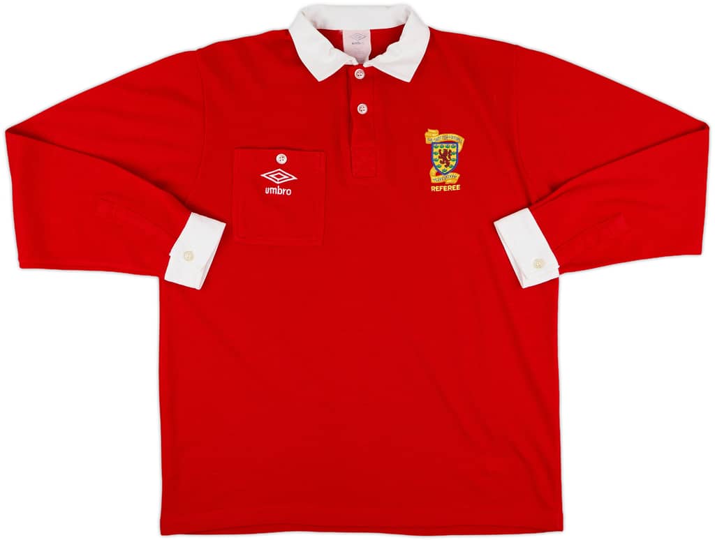 1992-94 Scotland Umbro Referee L/S Shirt - 9/10 - (L)