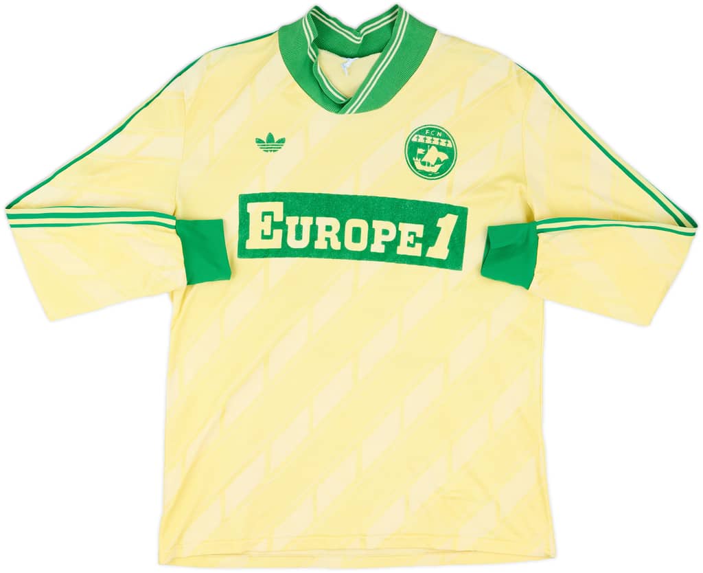 1987-88 Nantes Home L/S Shirt - 9/10 - (L)