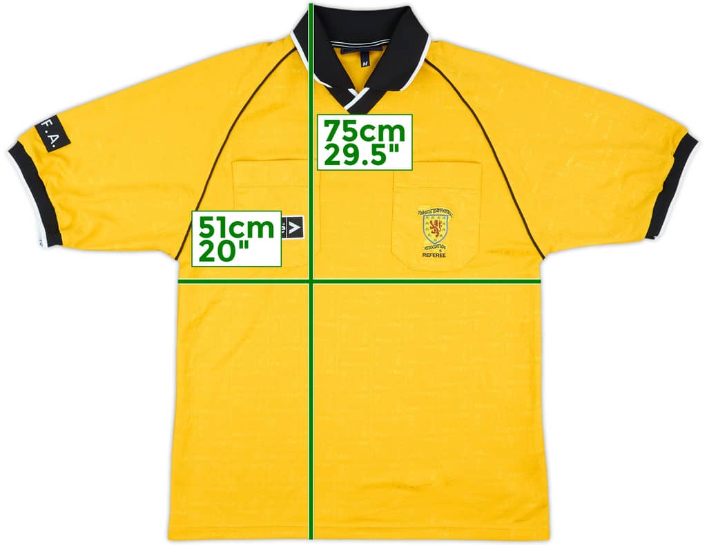 1990s Scotland Mitre Referee Shirt - 9/10 - (M)