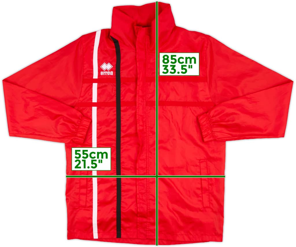 2012-13 FC United of Manchester Errea Hooded Rain Jacket - 8/10 - (M)