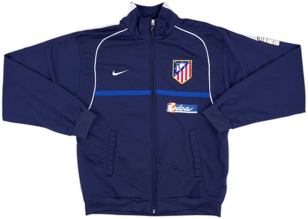 2002-03 Atletico Madrid Nike Track Jacket - 9/10 - (S)