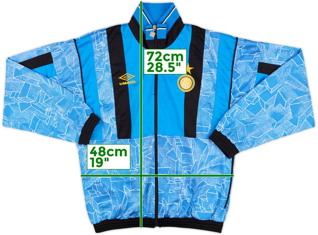 1997-98 Inter Milan Umbro Track Jacket - 9/10 - (Y)