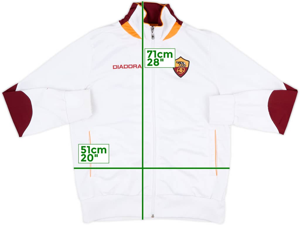 2005-06 Roma Diadora Track Jacket - 8/10 - (M)