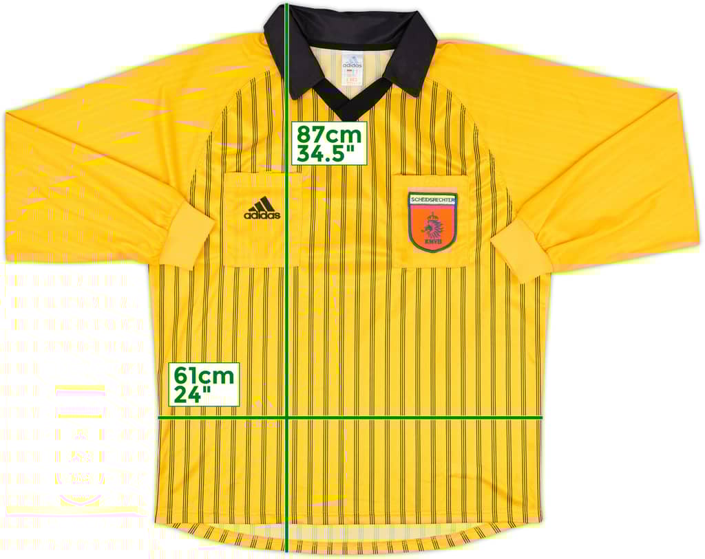 2000s Netherlands adidas Referee L/S Shirt - 9/10 - (L)