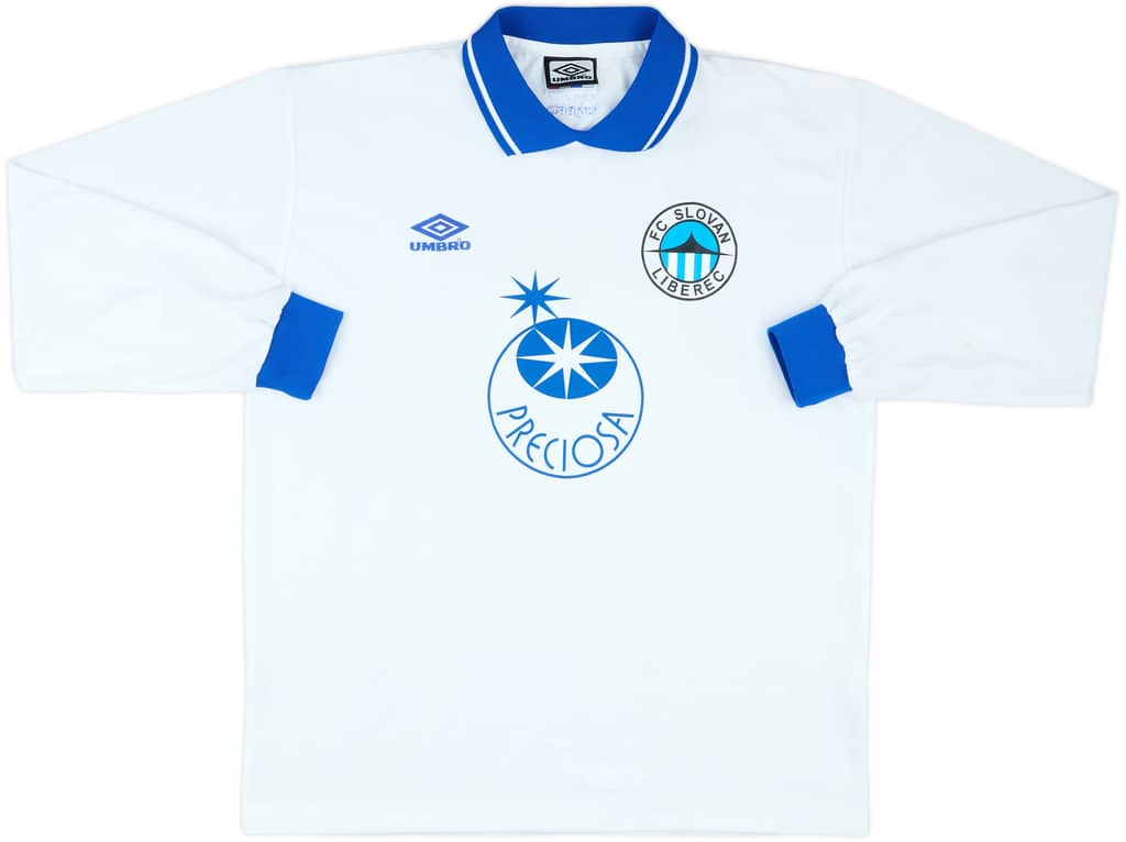 2000-01 Slovan Liberec Home L/S Shirt - 9/10 - (XL)