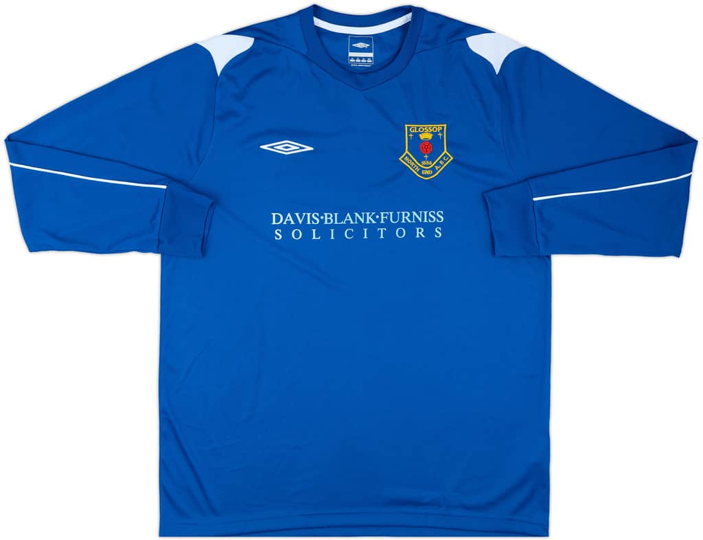 2012-13 Glossop North End Home L/S Shirt - 9/10 - (XL)