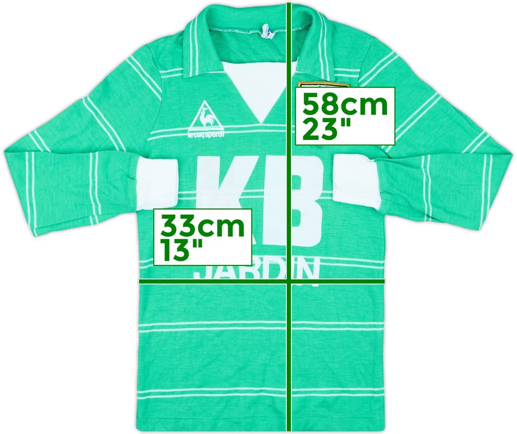 1981-82 Saint Etienne Home L/S Shirt - 8/10 - (M.Boys)