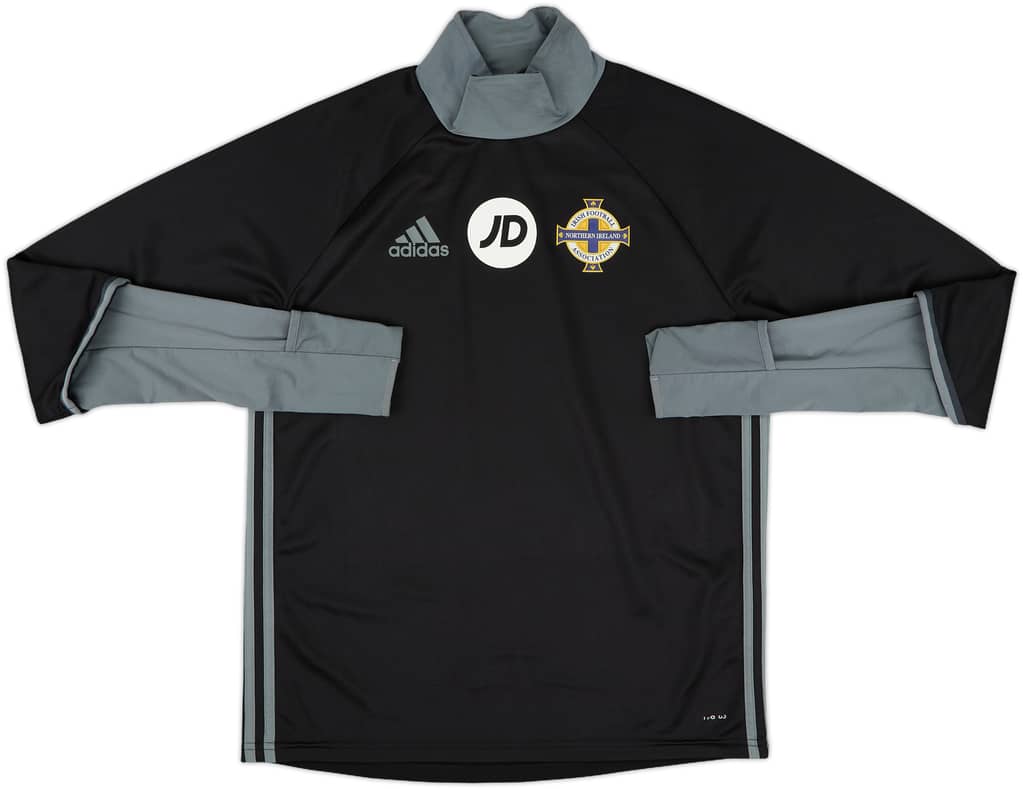 2015-16 Northern Ireland adidas Drill Top - 8/10 - (M)