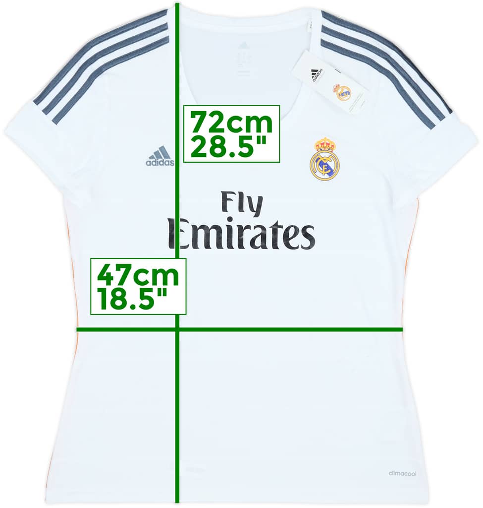 2013-14 Real Madrid Home Shirt (Women's XL)